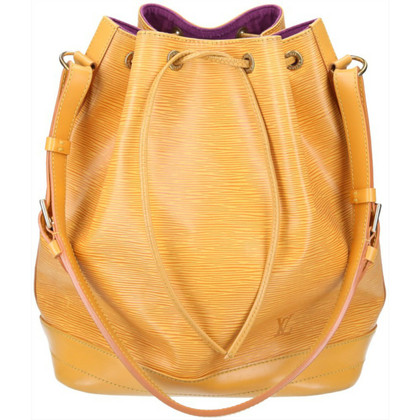 Louis Vuitton Handtasche aus Leder in Gelb
