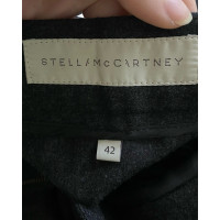 Stella McCartney Paire de Pantalon en Coton en Gris