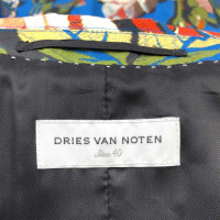 Dries Van Noten Giacca/Cappotto in Cotone in Blu