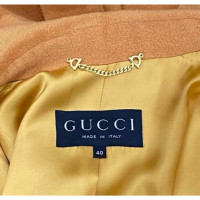 Gucci Giacca/Cappotto in Lana in Arancio