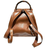 Gucci Bamboo Bag Leather in Brown