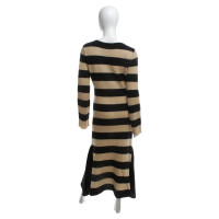 Rika Knit dress with stripe pattern