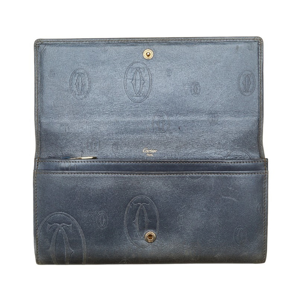 Cartier Bag/Purse Leather in Blue