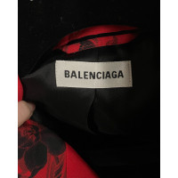 Balenciaga Blazer aus Baumwolle in Rot