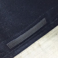 Balenciaga Navy Cabas Leather in Beige