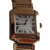 Cartier "Tank Francaise 18 K Gold Medium"