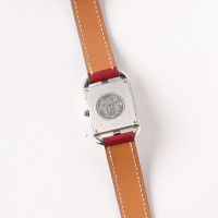 Hermès Horloge Staal in Zilverachtig