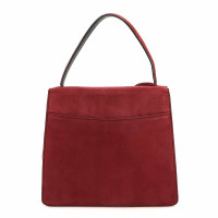 Loewe Barcelona Bag Suede in Red