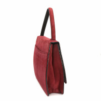 Loewe Barcelona Bag Suede in Red