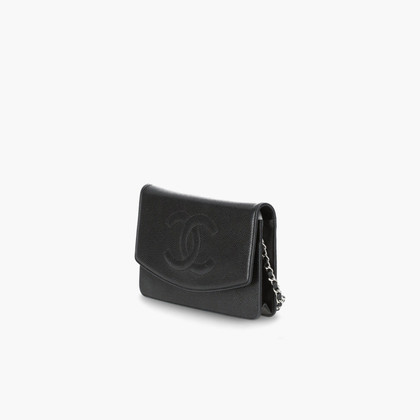 Chanel Handbag Leather in Black