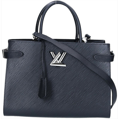 Louis Vuitton Twist Tote aus Leder in Schwarz
