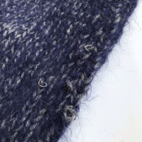 Céline Schal/Tuch aus Wolle in Blau
