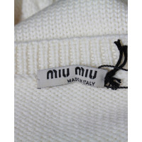 Miu Miu Knitwear Wool in White
