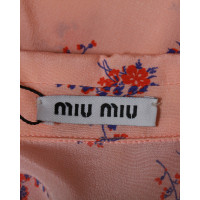 Miu Miu Top Silk in Pink