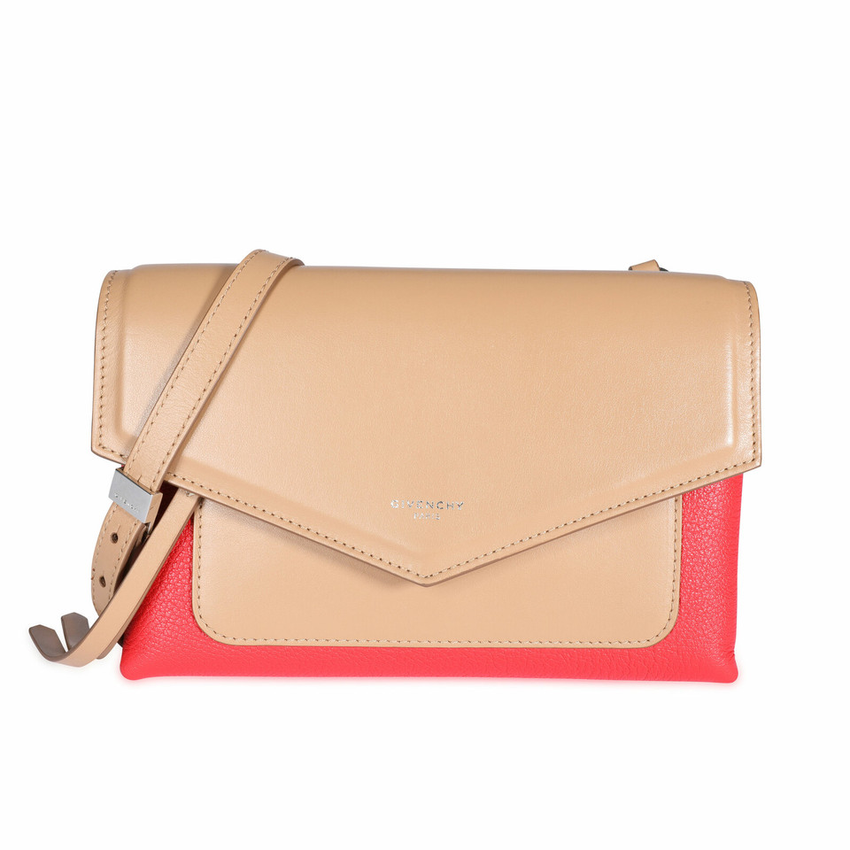 Givenchy Clutch Leer in Beige