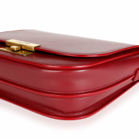 Saint Laurent Clutch Bag Leather in Red