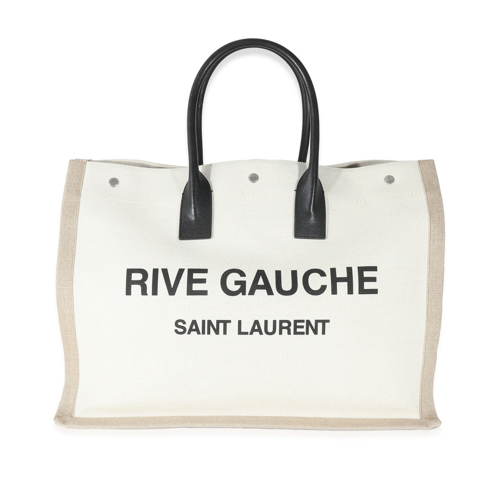 Saint Laurent Handtasche aus Canvas in Beige