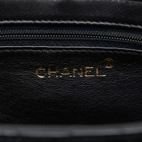 Chanel Vanity Case aus Leder in Schwarz