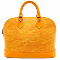 Louis Vuitton Alma aus Leder in Gelb