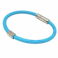 Louis Vuitton Bracelet/Wristband Leather in Blue