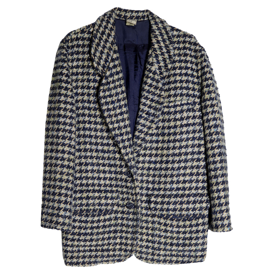 Krizia Jacket/Coat Wool in Blue