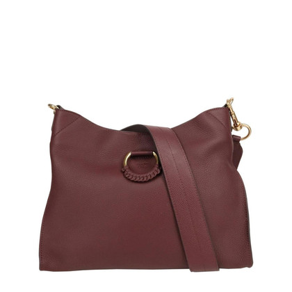 See By Chloé Shoulder bag Leather in Bordeaux