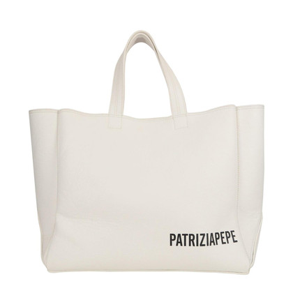 Patrizia Pepe Handtasche aus Leder in Weiß
