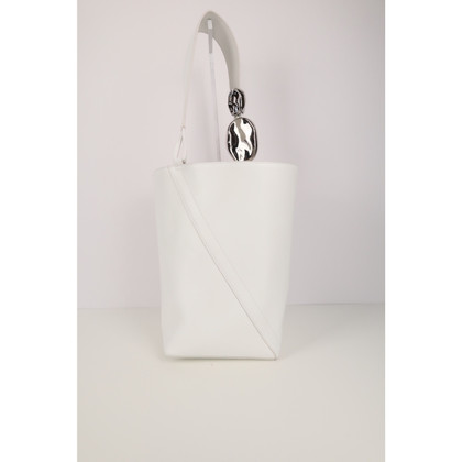 Studio Amelia Handtasche aus Leder in Weiß