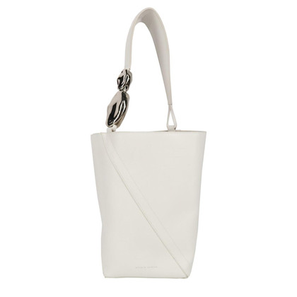 Studio Amelia Handtasche aus Leder in Weiß