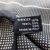Gucci Sciarpa in Seta in Marrone