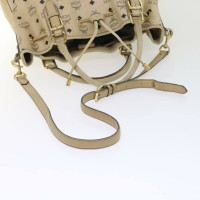 Mcm Handbag Leather in Beige