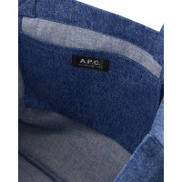 A.P.C. Tote bag in Cotone in Blu