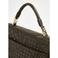 Versace Handbag Leather in Green