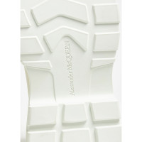 Alexander McQueen Sneaker in Tela in Bianco