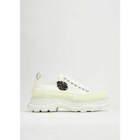 Alexander McQueen Sneaker in Tela in Bianco