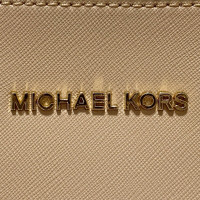 Michael Kors Jet Set Small Leather in Beige
