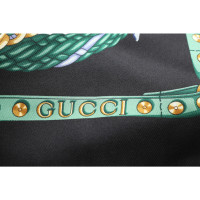 Gucci Sciarpa in Lana in Marrone