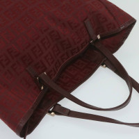 Fendi Tote bag Canvas in Rood