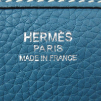 Hermès Evelyne Leer in Blauw