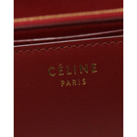 Céline Tote Bag aus Leder in Rot
