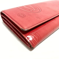 Cartier Borsette/Portafoglio in Pelle verniciata in Rosso