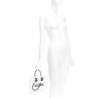 Moschino Tote bag Leather in White