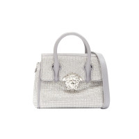 Versace Clutch Bag Leather in Grey