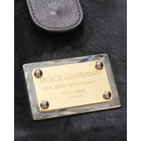 Dolce & Gabbana Handtas Leer in Zwart