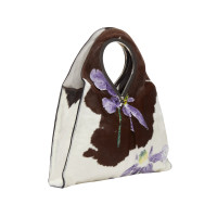 Versace Handbag Leather in Violet