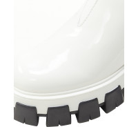 Prada Boots Patent leather in White