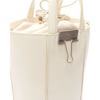 Off White Tote bag Leather in White