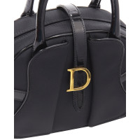 Christian Dior Tote bag in Pelle verniciata in Nero