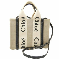 Chloé Tote bag Canvas in Beige