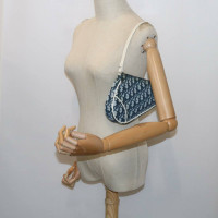 Dior Saddle Bag en Toile en Bleu